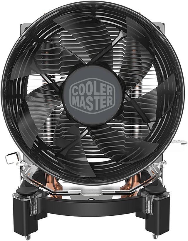 Alt view image 6 of 13 - Cooler Master Hyper T20 Compact CPU Air Cooler with 2 Copper Heat Pipes. 95mmFan, Direct Contact Technology for AMD Ryzen/Intel LGA1200/1151