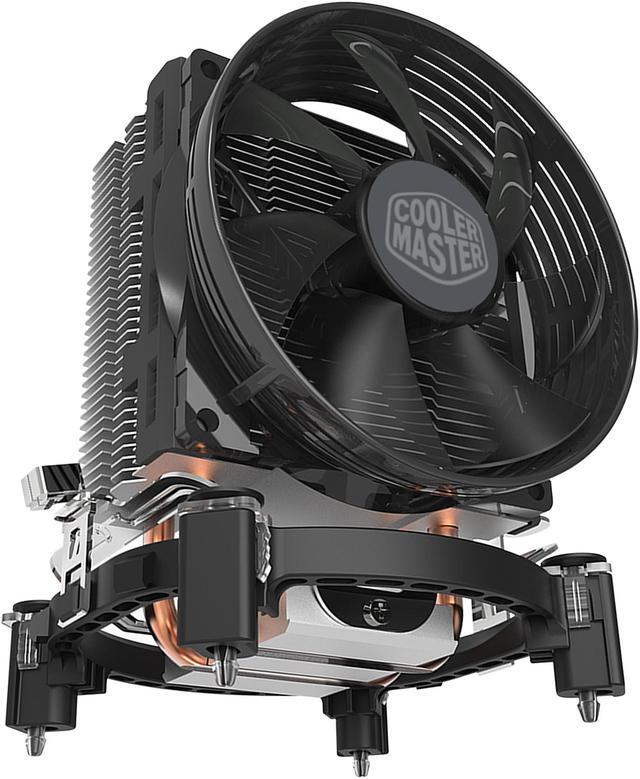 Alt view image 7 of 13 - Cooler Master Hyper T20 Compact CPU Air Cooler with 2 Copper Heat Pipes. 95mmFan, Direct Contact Technology for AMD Ryzen/Intel LGA1200/1151