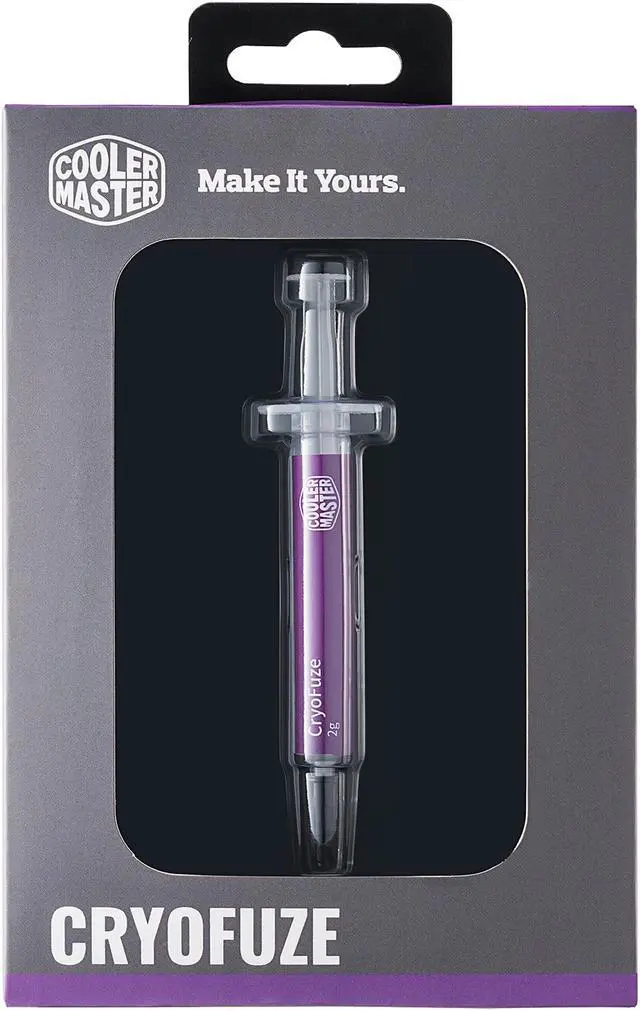 Alt view image 8 of 8 - Cooler Master CryoFuze Ultra-High Performance Thermal Paste, Nanoparticles, High CPU/GPU Conductivity W/m.k= 14m, Non Corrosive Formula, Temperature -50°C up to 250°C for CPU and GPU Coolers