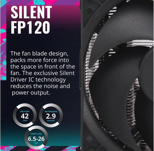 Alt view image 13 of 13 - Cooler Master Hyper 212 Black Edition CPU Air Cooler, Silencio FP120 Fan, Anodized Gun-Metal Black, Brushed Nickel Fins, 4 Copper Direct Contact Heat Pipes for AMD Ryzen/Intel LGA1700/1200/1151