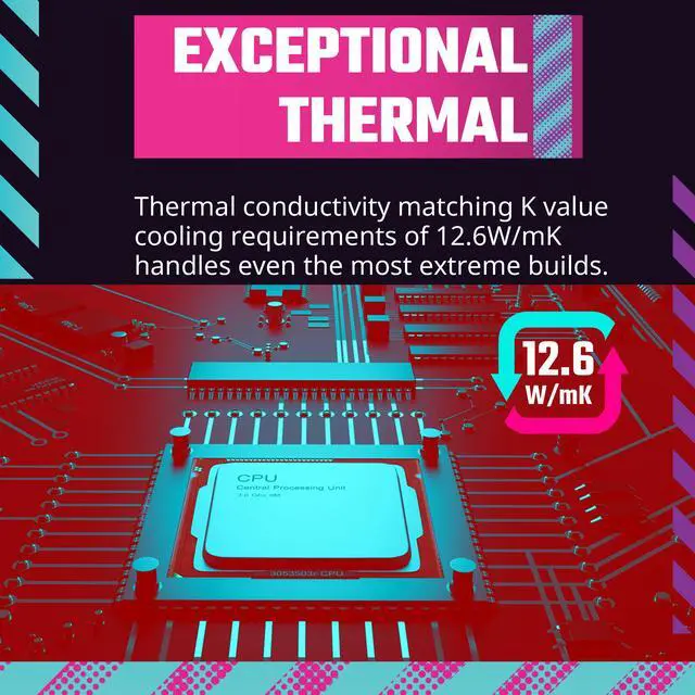 Alt view image 3 of 10 - Cooler Master CryoFuze Violet High Performance Thermal Paste, Nanoparticles, High CPU/GPU Conductivity W/m.k= 12.6m, Non Corrosive Formula, -50°C up to 240°C for CPU and GPU Coolers (MGY-NOSG-N07M-R1)