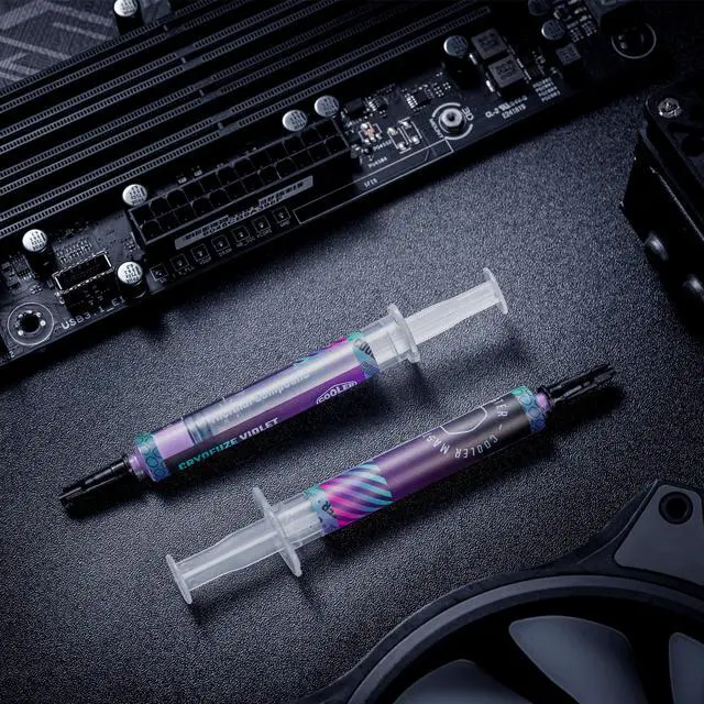 Alt view image 10 of 10 - Cooler Master CryoFuze Violet High Performance Thermal Paste, Nanoparticles, High CPU/GPU Conductivity W/m.k= 12.6m, Non Corrosive Formula, -50°C up to 240°C for CPU and GPU Coolers (MGY-NOSG-N07M-R1)