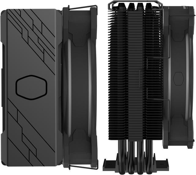Alt view image 14 of 15 - Cooler Master Hyper 212 Halo Black CPU Air Cooler, MF120 Halo² Fan, Dual Loop ARGB, Aluminum Top Cover, 4 Copper Heat Pipes, 154mm (H) for AMD Ryzen AM5/AM4, Intel LGA 1851 1700/1200 (RR-S4KK-20PA-R1)