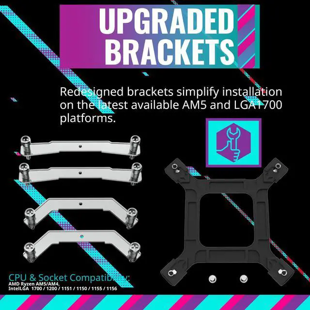 Alt view image 6 of 15 - Cooler Master Hyper 212 Halo White CPU Air Cooler, MF120 Halo² Fan, Dual Loop ARGB, Aluminum Top Cover, 4 Copper Heat Pipes, 154mm (H) for AMD Ryzen AM5/AM4, Intel LGA1700/1200 (RR-S4WW-20PA-R1)