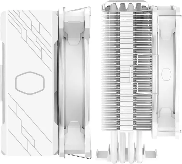 Alt view image 14 of 15 - Cooler Master Hyper 212 Halo White CPU Air Cooler, MF120 Halo² Fan, Dual Loop ARGB, Aluminum Top Cover, 4 Copper Heat Pipes, 154mm (H) for AMD Ryzen AM5/AM4, Intel LGA1700/1200 (RR-S4WW-20PA-R1)