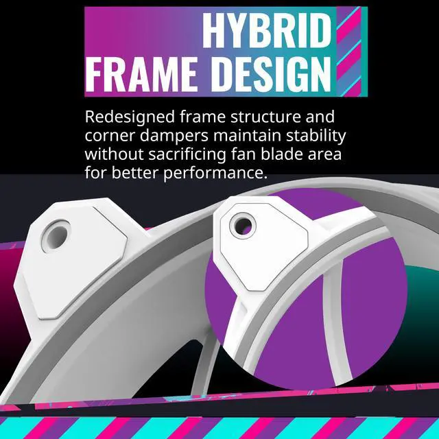 Alt view image 6 of 13 - Cooler Master MasterFan MF120 Halo² White PC Case|Liquid Cooler|Air Cooler Fan, Dual Loop Gen 2 ARGB LEDs Rings, Dynamic PWM 120mm 2,050 RPM, Air Balance Blades, Hybrid Frame (MFL-B2DW-21NP2-R2)