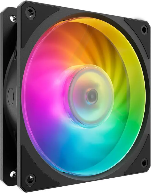 Main image of Cooler Master Mobius 140P ARGB High Performance Interconnecting Ring Blade Fan, PWM 2400rpm, Loop Dynamic Bearing, ARGB Customizable LEDs for PC Case, Liquid and Air Cooler (MFZ-M4DN-19NP2-R1)