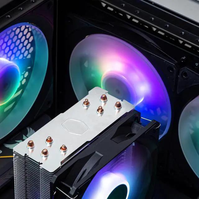Alt view image 10 of 14 - Cooler Master Mobius 140P ARGB High Performance Interconnecting Ring Blade Fan, PWM 2400rpm, Loop Dynamic Bearing, ARGB Customizable LEDs for PC Case, Liquid and Air Cooler (MFZ-M4DN-19NP2-R1)