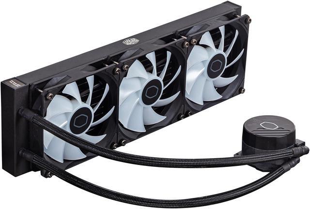 Alt view image 12 of 13 - Cooler Master MasterLiquid 360L Core 360mm Close-Loop AIO Liquid Cooler, ARGB Sync, Gen S Coldplate Pump, 120mm PWM, CryoFuze 14W/mK, AMD Ryzen AM5/AM4, Intel LGA 1851/1700/1200 (MLW-D36M-A18PZ-R1)