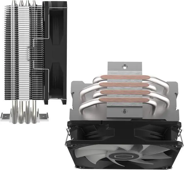 Alt view image 15 of 16 - Cooler Master Hyper 212 Spectrum V3 CPU Air Cooler, ARGB Sync, 120mm PWM Fan, 4 Copper Direct Contact Heat Pipes, 152mm Tall, Brackets AMD Ryzen AM5/AM4, Intel LGA 1851/1700/1200 (RR-S4NA-17PA-R1)