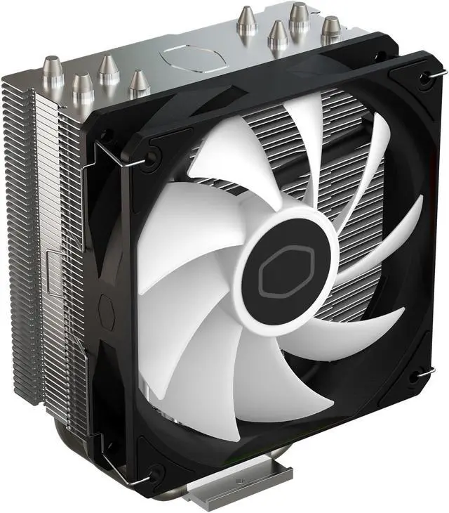 Alt view image 3 of 16 - Cooler Master Hyper 212 Spectrum V3 CPU Air Cooler, ARGB Sync, 120mm PWM Fan, 4 Copper Direct Contact Heat Pipes, 152mm Tall, Brackets AMD Ryzen AM5/AM4, Intel LGA 1851/1700/1200 (RR-S4NA-17PA-R1)