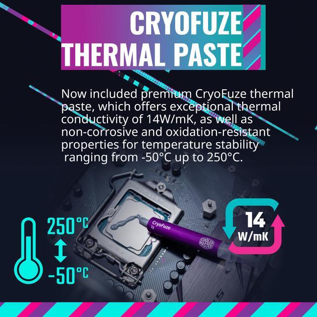 Alt view image 7 of 15 - Cooler Master Hyper 620S Dual Tower CPU Air Cooler, ARGB Sync, 120mm PWM Fan, 6 Copper Direct Contact Heat Pipes, 154.9mm Tall, Brackets AMD Ryzen AM5/AM4, Intel LGA 1851/1700/1200 (RR-D6NA-17PA-R1)