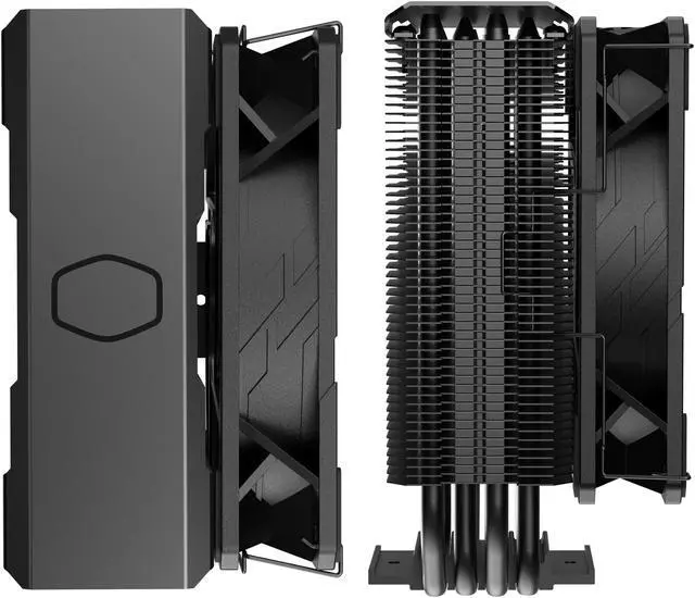 Alt view image 4 of 15 - Cooler Master Hyper 212 Black CPU Air Cooler, SickleFlow 120mm Fan, Aluminum Top Cover, 4 Copper Heat Pipes, CryoFuze, 152mm(H), Brackets AMD Ryzen AM5|AM4, Intel LGA 1851|1700|1200 (RR-S4KK-25SN-R1)
