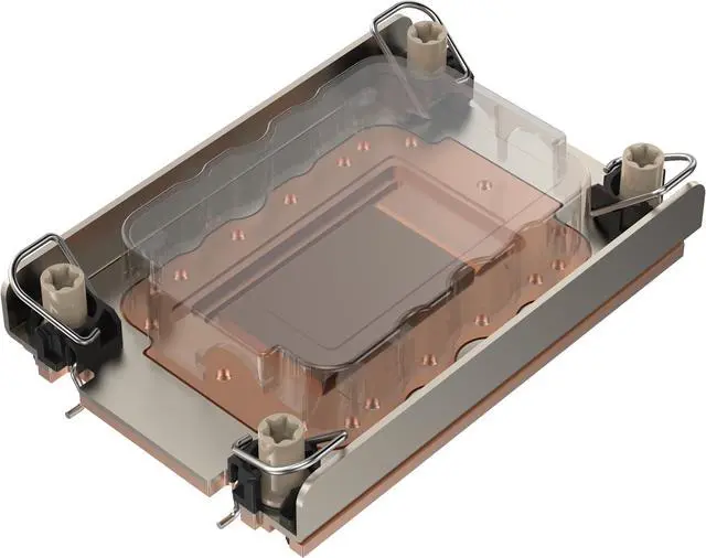 Alt view image 3 of 5 - Cooler Master PL360 SPR, Intel Xeon Platinum Edition Close-Loop AIO Liquid Cooler, Double Impeller Pump, Triple Mobius 120mm PWM, 360mm Radiator, Sapphire Rapids LGA 4677 Platform