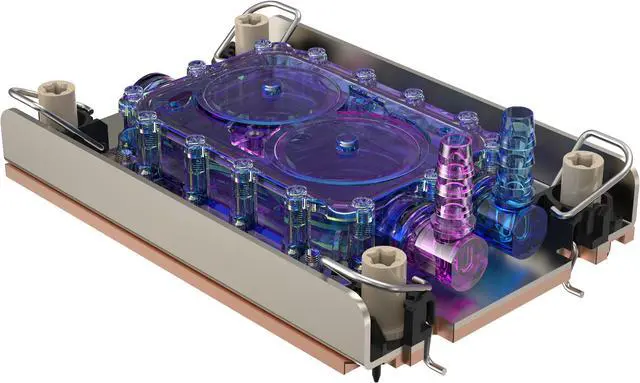 Alt view image 4 of 5 - Cooler Master PL360 SPR, Intel Xeon Platinum Edition Close-Loop AIO Liquid Cooler, Double Impeller Pump, Triple Mobius 120mm PWM, 360mm Radiator, Sapphire Rapids LGA 4677 Platform