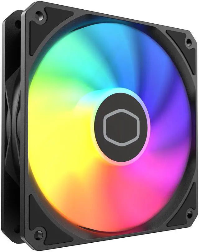 Alt view image 2 of 12 - Cooler Master MF120 Lite Case|Liquid Cooler|Air Cooler, 120mm aRGB lighting, Dynamic PWM 1,750 RPM, Air Balance Blades, Hybrid | PBT Frame