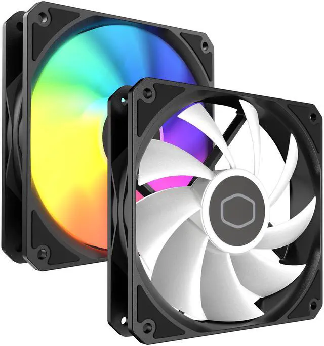 Alt view image 3 of 12 - Cooler Master MF120 Lite Case|Liquid Cooler|Air Cooler, 120mm aRGB lighting, Dynamic PWM 1,750 RPM, Air Balance Blades, Hybrid | PBT Frame