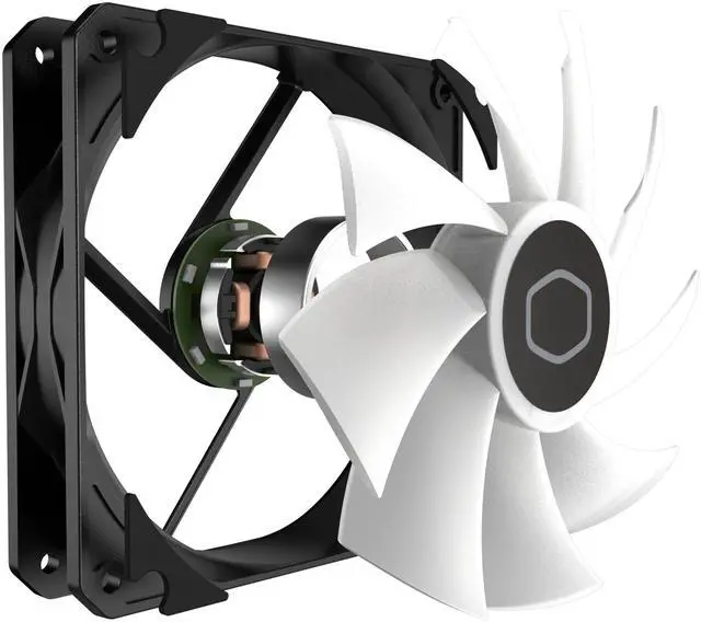 Alt view image 4 of 12 - Cooler Master MF120 Lite Case|Liquid Cooler|Air Cooler, 120mm aRGB lighting, Dynamic PWM 1,750 RPM, Air Balance Blades, Hybrid | PBT Frame