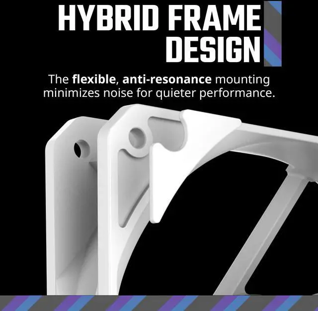 Alt view image 12 of 12 - Cooler Master MF120 Lite White PC Case|Liquid Cooler|Air Cooler Fan, 120mm aRGB lighting, Dynamic PWM 1,750 RPM, Air Balance Blades, Hybrid | PBT Frame