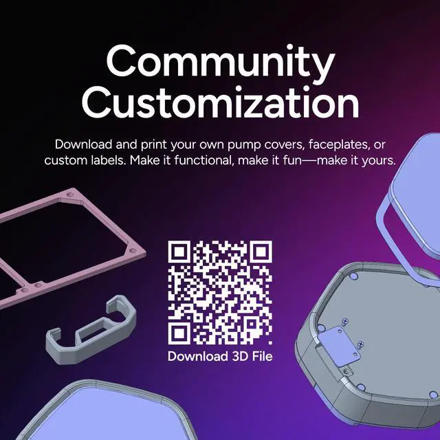 Alt view image 4 of 14 - Cooler Master Atmos II 360 LCD FreeForm 2.0  AIO CPU Liquid Cooler, LCD Panel, Dual Chamber Pump, 400mm Tubing, SickleFlow Edge 360 ARGB PWM, R9|Ultra 9, AMD Ryzen AM5, Intel LGA 1851 Platform