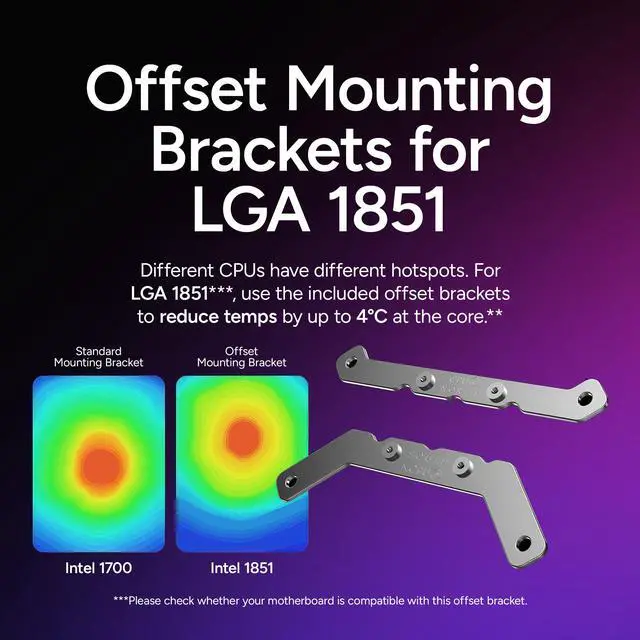 Alt view image 7 of 14 - Cooler Master Atmos II 360 LCD FreeForm 2.0  AIO CPU Liquid Cooler, LCD Panel, Dual Chamber Pump, 400mm Tubing, SickleFlow Edge 360 ARGB PWM, R9|Ultra 9, AMD Ryzen AM5, Intel LGA 1851 Platform