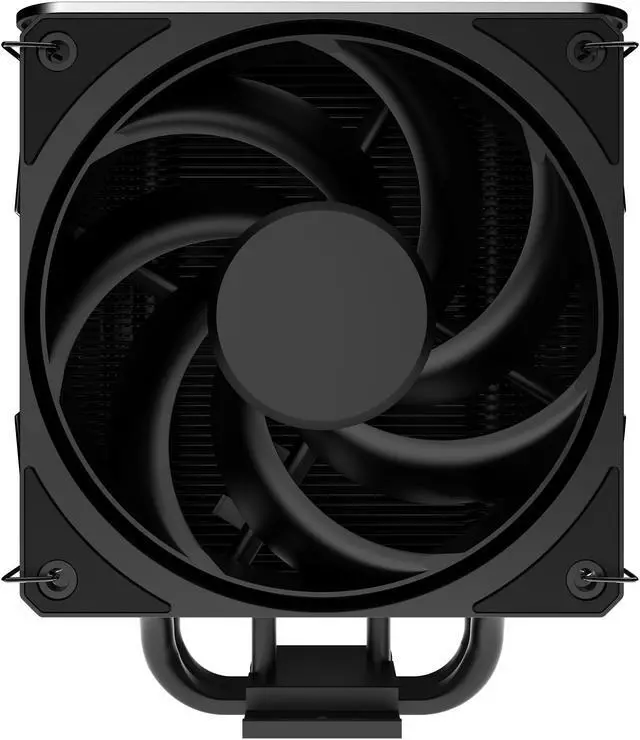 Alt view image 3 of 10 - Cooler Master V4 Alpha 3DHP Black CPU Air Cooler, Alpha 3DHP Heat Pipe Technology, Dual Mobius 120 PWM Fans, Quiet Operation, Easy Install, AMD Ryzen 9 AM5|4, Intel Ultra 9 LGA 1851|1700