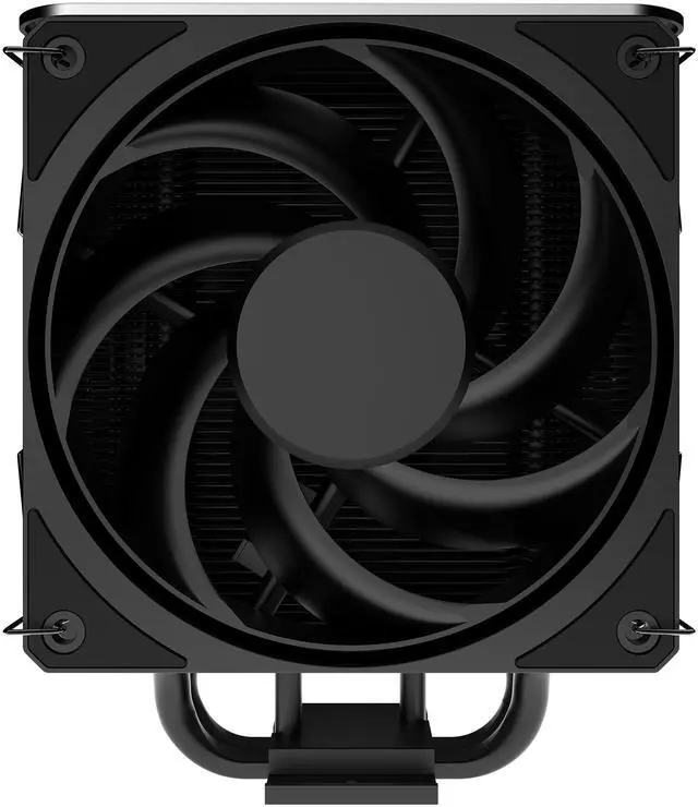 Alt view image 10 of 12 - Cooler Master V4 Alpha 3DHP Black CPU Air Cooler, Alpha 3DHP Heat Pipe Technology, Dual Mobius 120 PWM Fans, Quiet Operation, Easy Install, AMD Ryzen 9 AM5|4, Intel Ultra 9 LGA 1851|1700