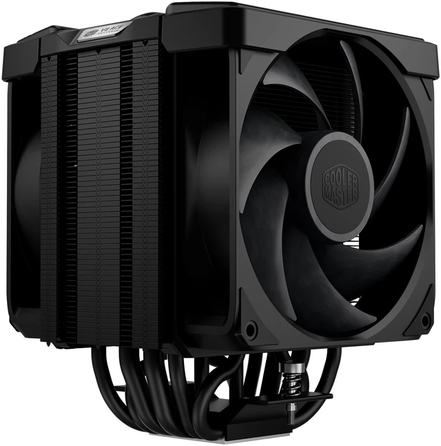 Alt view image 11 of 19 - Cooler Master V8 ACE 3DHP Intel CPU Air Cooler, Single-Tower, Dual PWM Fans, Intel LGA1851 Support Cooler, 3DHP Cooling, LCP Blades, Quiet Dual 120mm PWM Fans, Single-Tower Design, Easy Installation