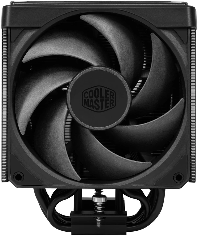 Alt view image 12 of 19 - Cooler Master V8 ACE 3DHP Intel CPU Air Cooler, Single-Tower, Dual PWM Fans, Intel LGA1851 Support Cooler, 3DHP Cooling, LCP Blades, Quiet Dual 120mm PWM Fans, Single-Tower Design, Easy Installation