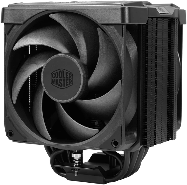 Alt view image 13 of 19 - Cooler Master V8 ACE 3DHP Intel CPU Air Cooler, Single-Tower, Dual PWM Fans, Intel LGA1851 Support Cooler, 3DHP Cooling, LCP Blades, Quiet Dual 120mm PWM Fans, Single-Tower Design, Easy Installation