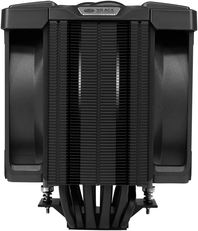 Alt view image 14 of 19 - Cooler Master V8 ACE 3DHP Intel CPU Air Cooler, Single-Tower, Dual PWM Fans, Intel LGA1851 Support Cooler, 3DHP Cooling, LCP Blades, Quiet Dual 120mm PWM Fans, Single-Tower Design, Easy Installation