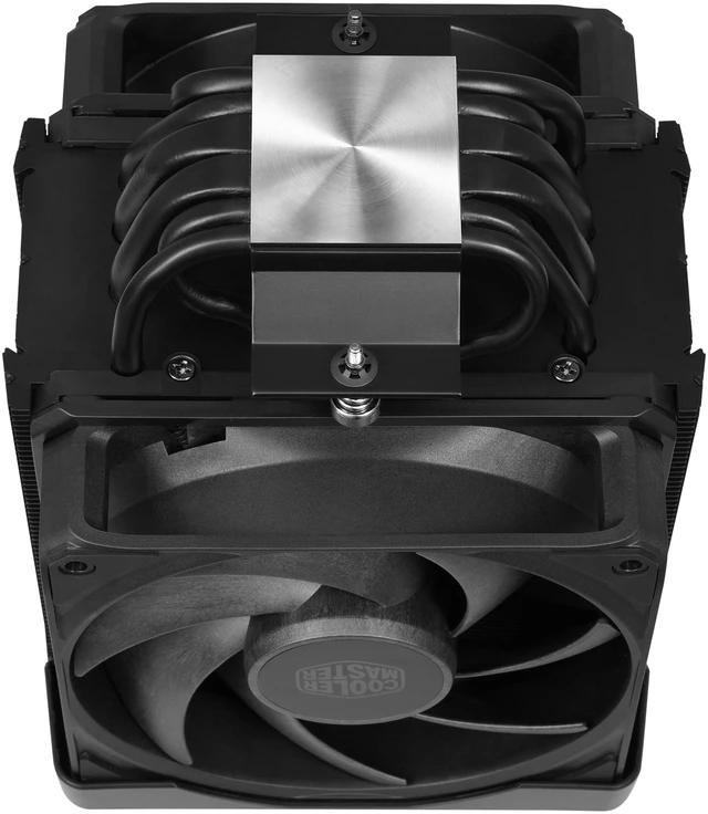Alt view image 19 of 19 - Cooler Master V8 ACE 3DHP Intel CPU Air Cooler, Single-Tower, Dual PWM Fans, Intel LGA1851 Support Cooler, 3DHP Cooling, LCP Blades, Quiet Dual 120mm PWM Fans, Single-Tower Design, Easy Installation