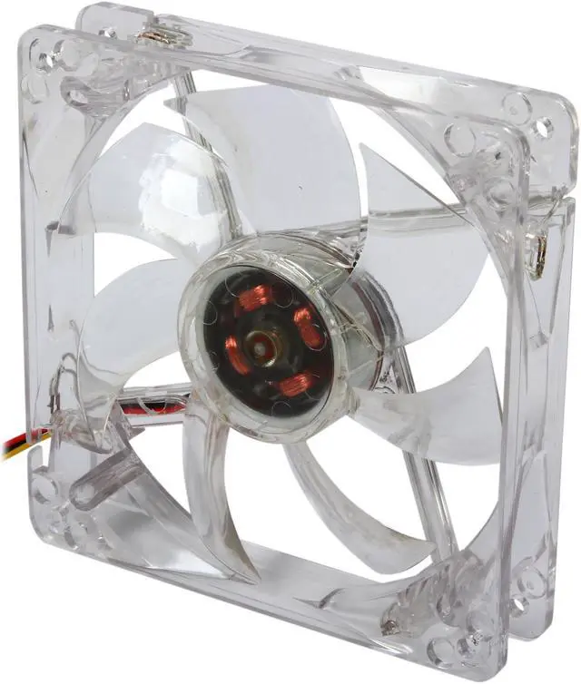Alt view image 2 of 5 - Link Depot FAN-4LED-120GN 120mm Green LED Case Cooling Fan