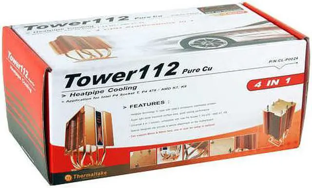 Alt view image 5 of 5 - Thermaltake CL-P0024 Copper Cooling Heatsink