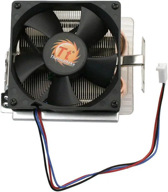 Alt view image 2 of 4 - Thermaltake CL-P0075 80mm 2 Ball CPU Cooling Fan/Heatsink