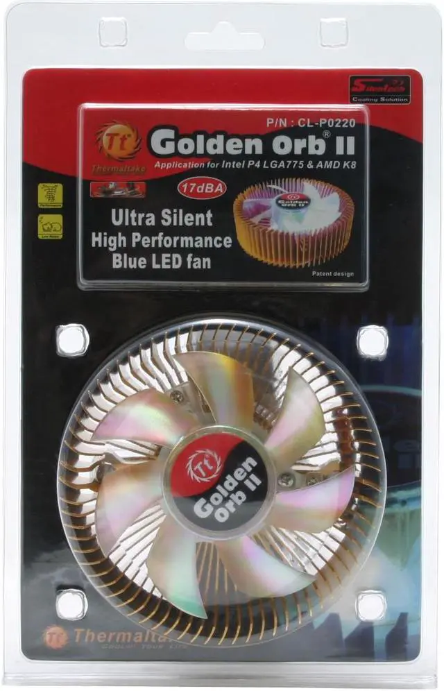 Alt view image 6 of 6 - Thermaltake CL-P0220 100mm CPU Cooler