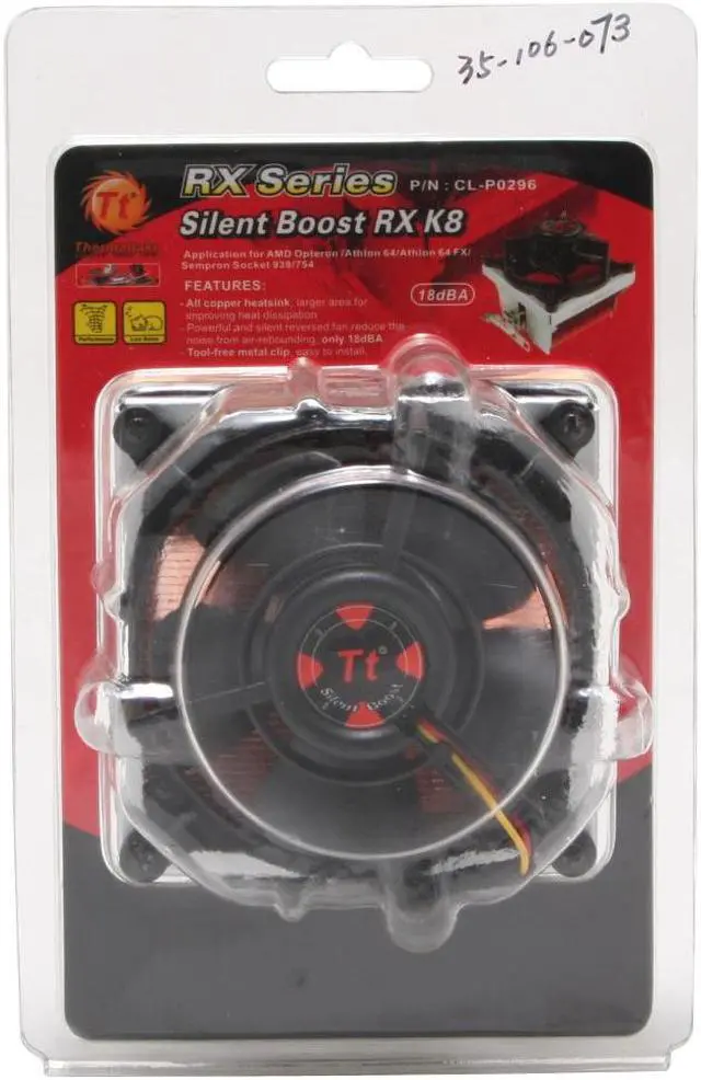 Alt view image 5 of 5 - Thermaltake CL-P0296 CPU Cooler