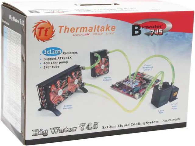 Alt view image 12 of 12 - Thermaltake Bigwater 745 Liquid System