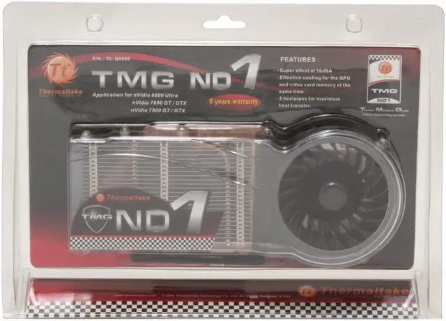 Alt view image 4 of 4 - Thermaltake CL-G0080 Enter VGA Cooler