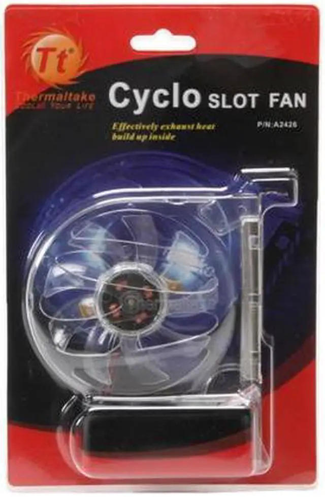 Alt view image 3 of 3 - Thermaltake A2426 80mm Blue LED PCI SLOT Blue LED FAN