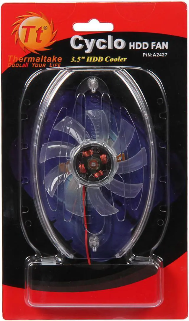 Alt view image 5 of 5 - Thermaltake A2427 Hard drive blue LED cooler