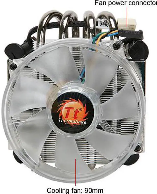 Alt view image 2 of 5 - Thermaltake CL-P0378 90mm CPU Cooler