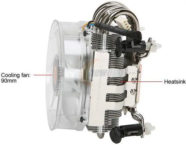 Alt view image 3 of 5 - Thermaltake CL-P0378 90mm CPU Cooler