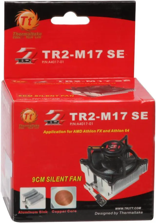 Alt view image 9 of 9 - Thermaltake A4017-01 92mm Sleeve CPU Cooler