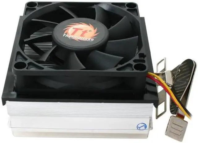 Alt view image 3 of 7 - Thermaltake CL-P0503 80mm Rifle Bearing CPU Cooler for AMD 65W Series - OEM