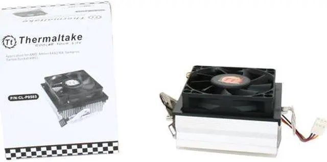Alt view image 8 of 7 - Thermaltake CL-P0503 80mm Rifle Bearing CPU Cooler for AMD 65W Series - OEM