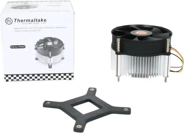 Alt view image 6 of 6 - Thermaltake CL-P0497 92mm Rifle Bearing CPU Cooler for Intel 95W Series