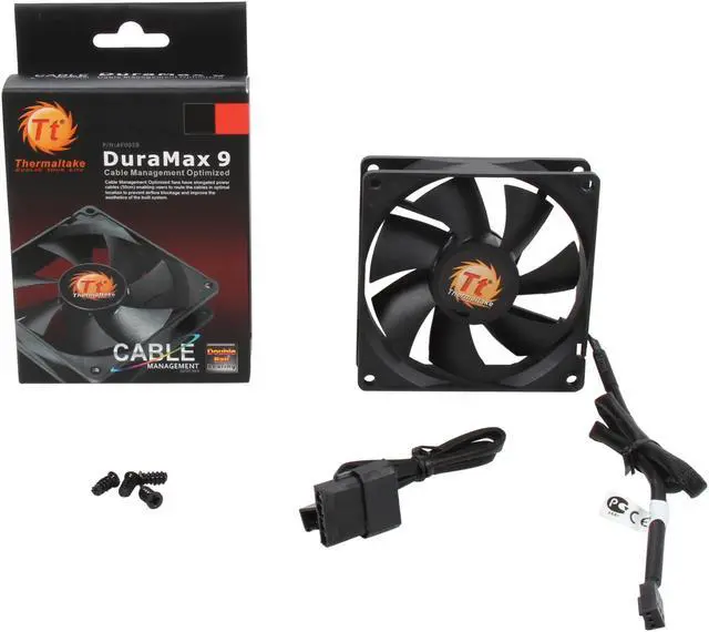 Alt view image 4 of 4 - Thermaltake DuraMax 9 AF0059 92mm Case Cooler