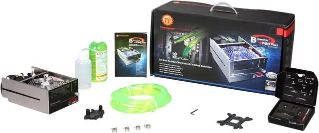 Alt view image 7 of 7 - Thermaltake CLW0211 Bigwater 760 Plus Dual Bay Drives Water Cooling Core i7 Compliant