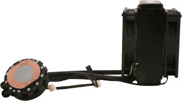 Alt view image 3 of 5 - Thermaltake WATER2.0 Pro Closed-Loop All In One Liquid CPU Cooler Dual 120mm PWM Fans 120x49mm Radiator CLW0216